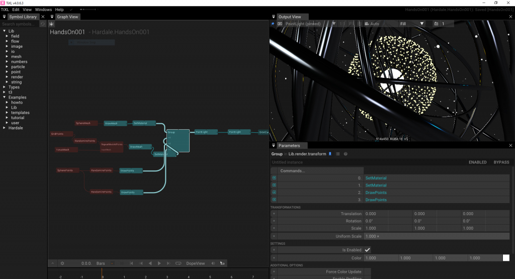 Tixl project screenshot